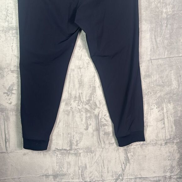 Never Not Hustling Navy Men’s Joggers Elastic Ankle Athletic Pants Size Large - Picture 9 of 10
